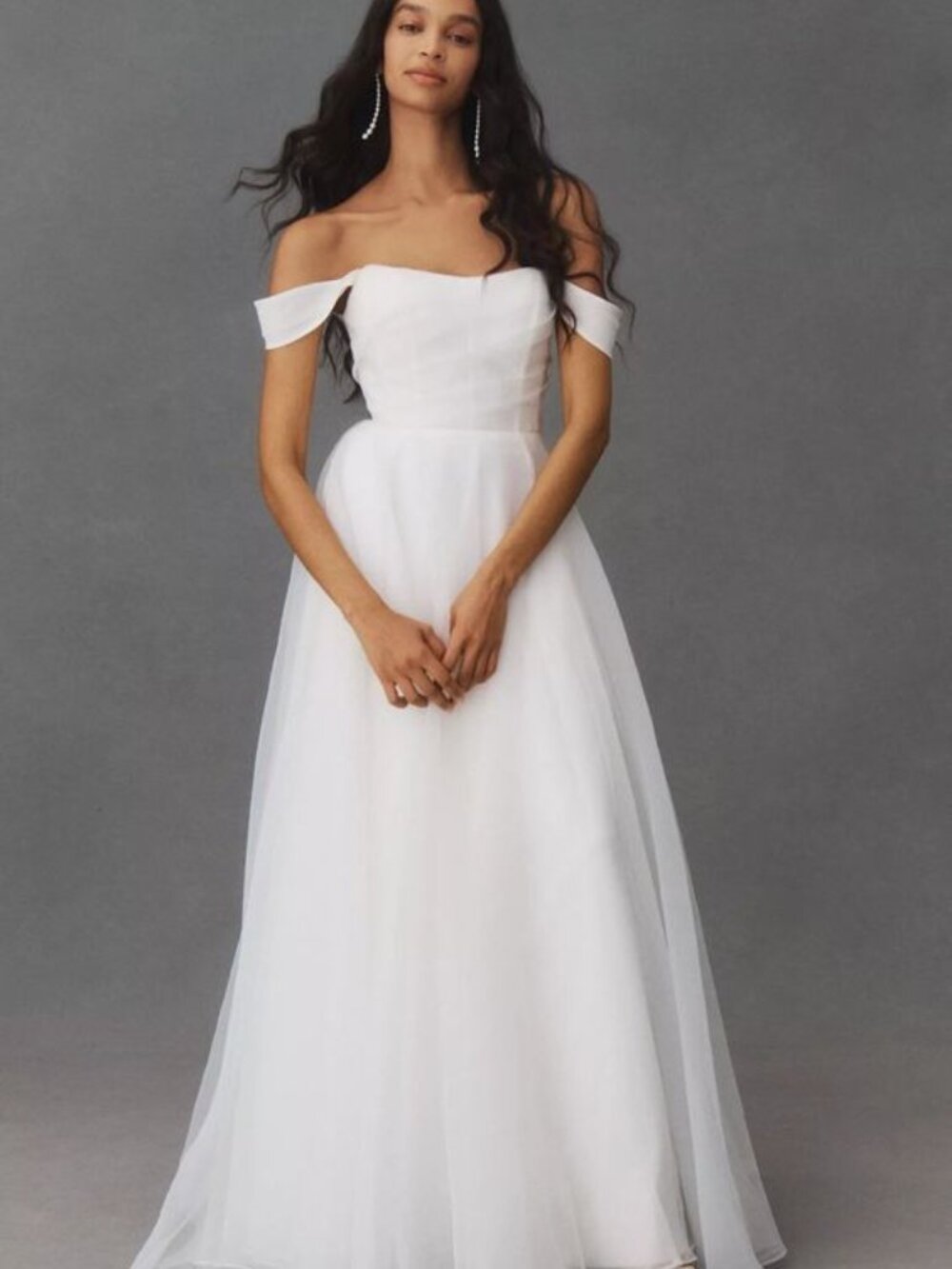 Jenny Yoo Bronte Wedding Gown Size 12 NEW Organza